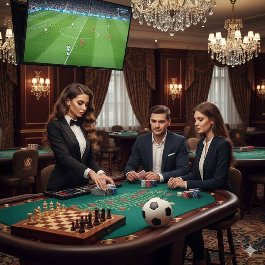 微赢棋牌 · 多款游戏对战界面